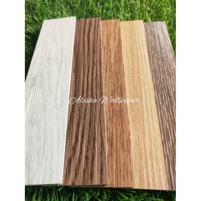 JUAL PER BOX ISI 24 LEMBAR VINYL Lantai Motif Kayu Tebal 3mm Panjang 1219.2mm X 184mm