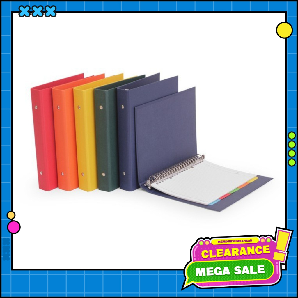 

Bantex Exclusive Multiring Binder A5 - 20 Ring O - 25mm Red #1325 09
