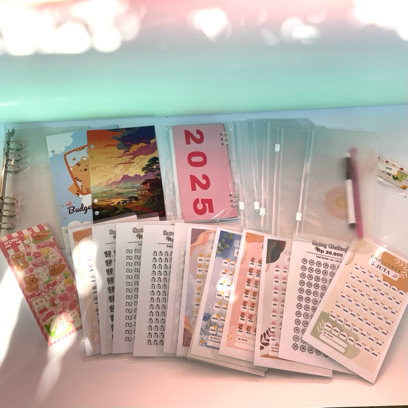 

Paket lengkap binder A6 Versi Laminating