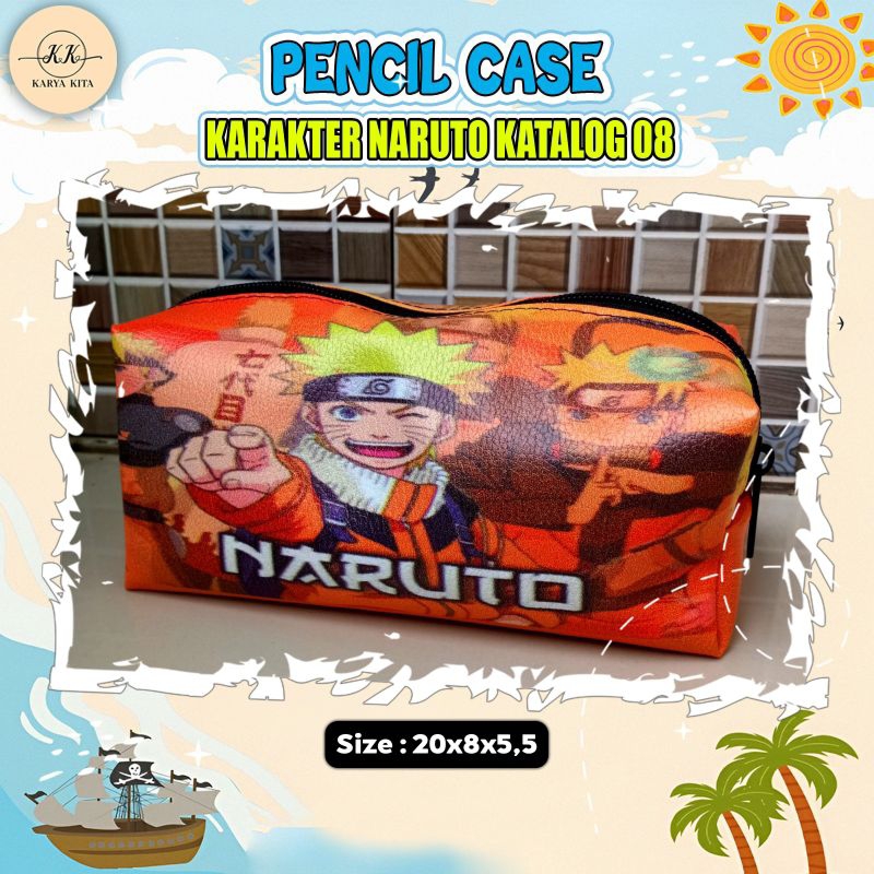 

MIX PENCASE | kotak pensil karakter NARUTO KODE 09