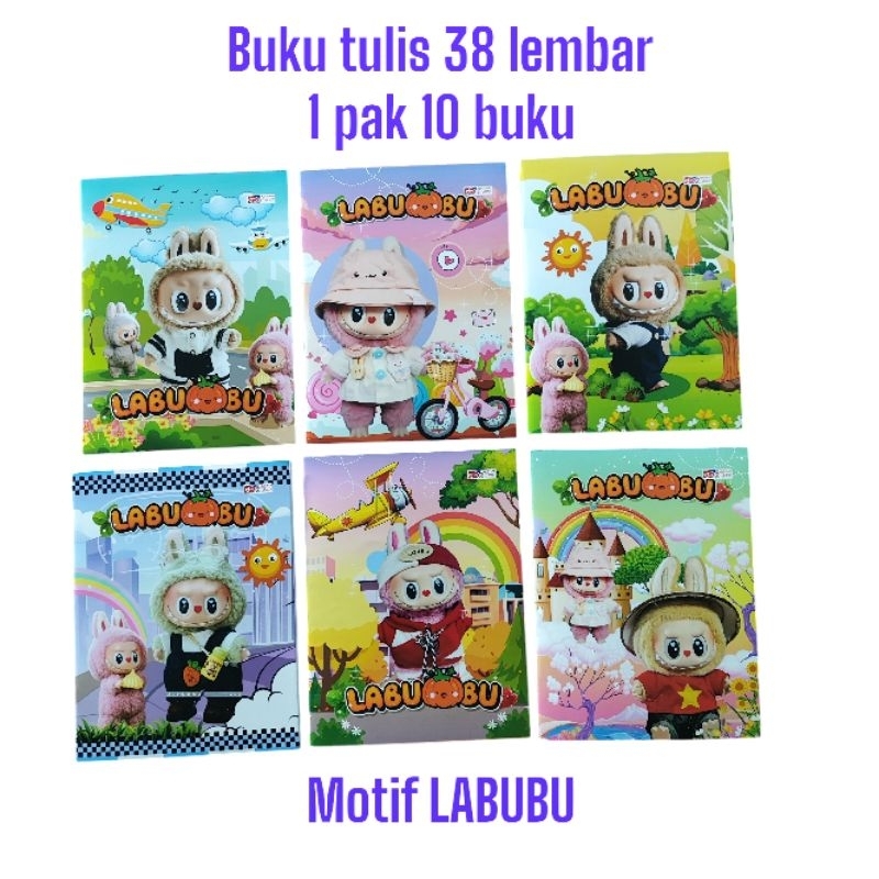 

buku tulis 38 lembar per pak 10 buku [ harga grosir]