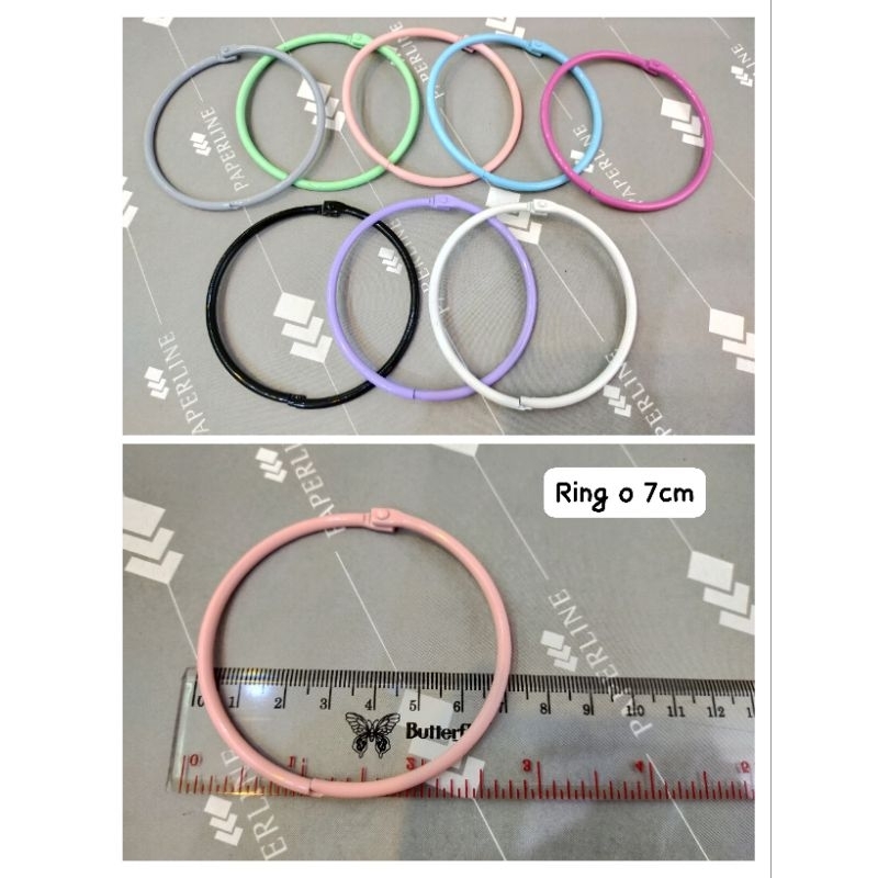 5PCS RING ON OFF WARNA | RING KEYCHAIN RING GANCI