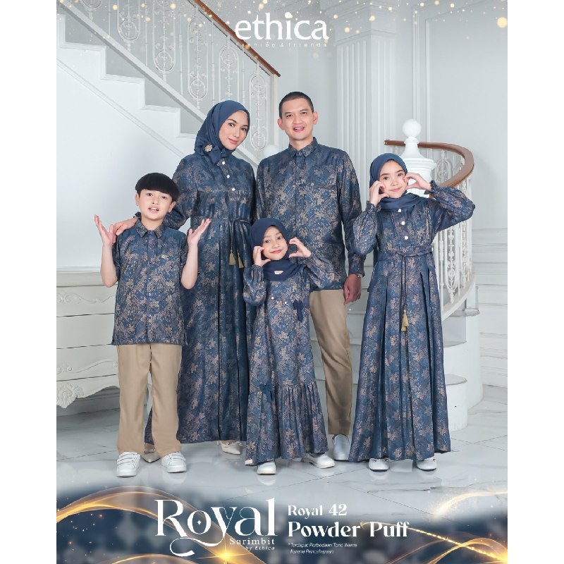 SARIMBIT KELUARGA 2025 ETHICA ROYAL 42 POWDER PUFF || KAGUMI 332, KAHFI 335, KAGUMI KIDS 174, KAHFI 
