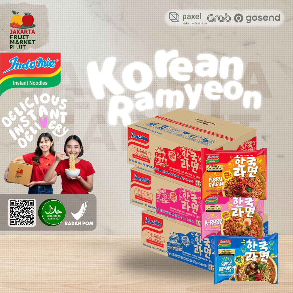 

[CTN] INDOMIE PER BOX KOREA RAMYEON PREMIUM COLLECTION kemasann carton