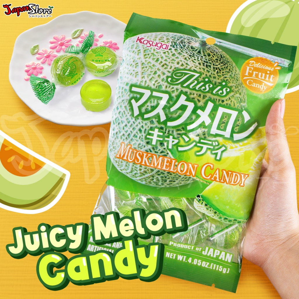 

Kasugai Musk Melon Candy [Permen Melon]