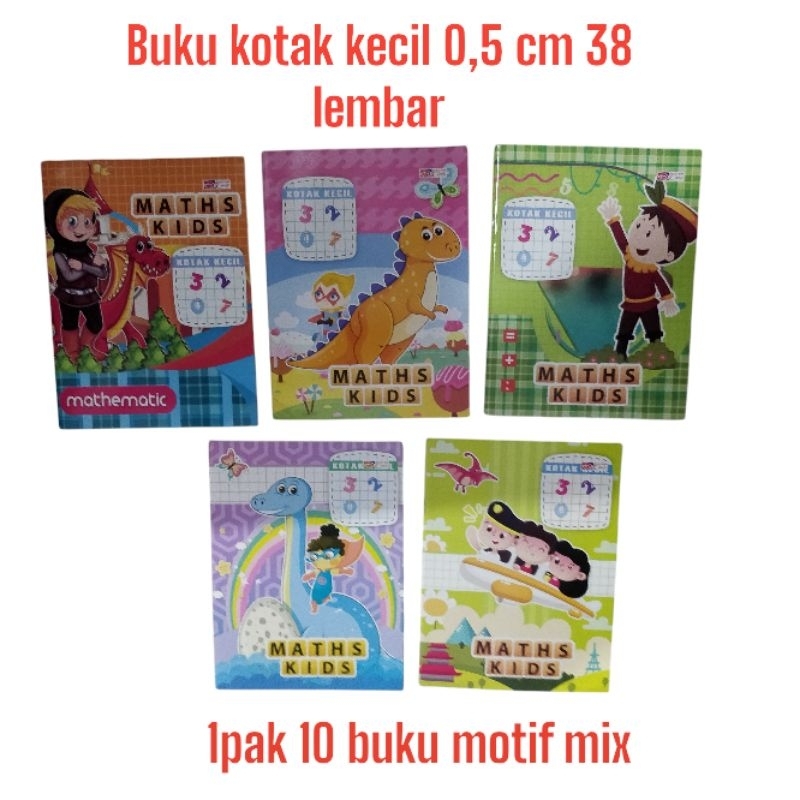

buku kotak kecil matematika 38 lembar / buku setrimin