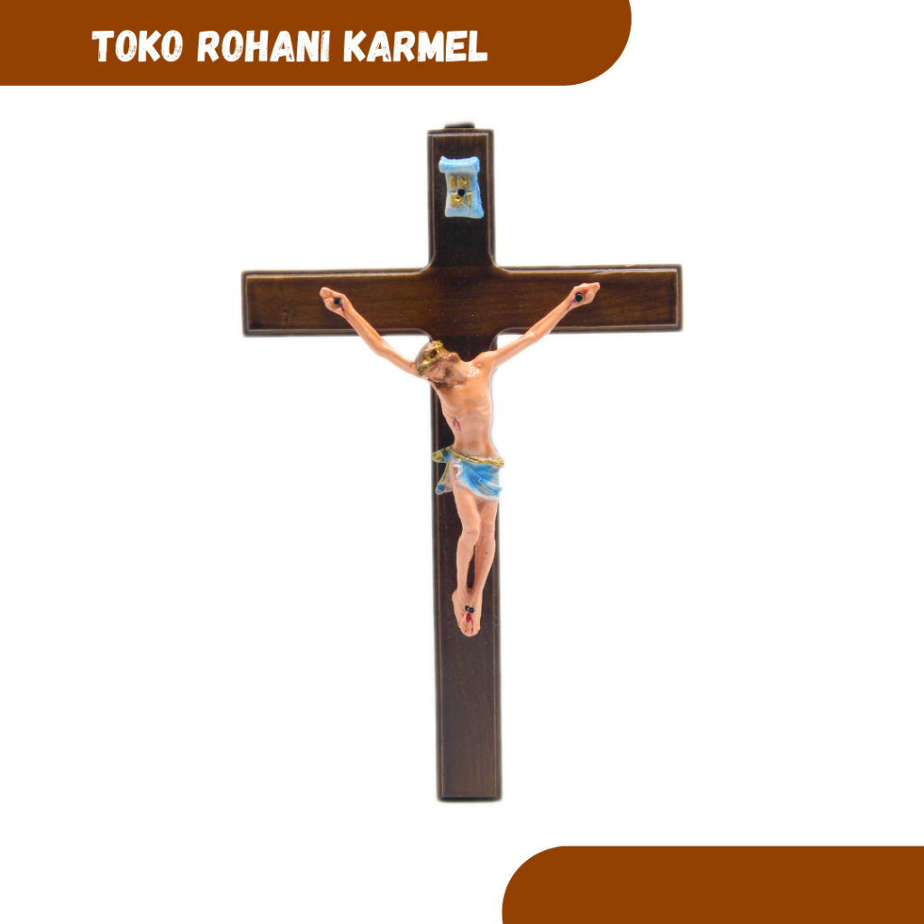 SALIB DINDING KATOLIK 15-25 CM (KARUNIA) / SALIB KATOLIK / SALIB DINDING KATOLIK