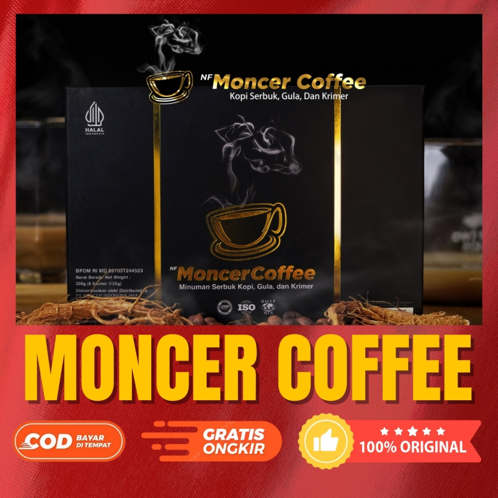 

MONCEER Coffee Original Kopi Kuat Pria Tahan Lama Di Ranjang Penambah Stamina Tanpa Efek Samping