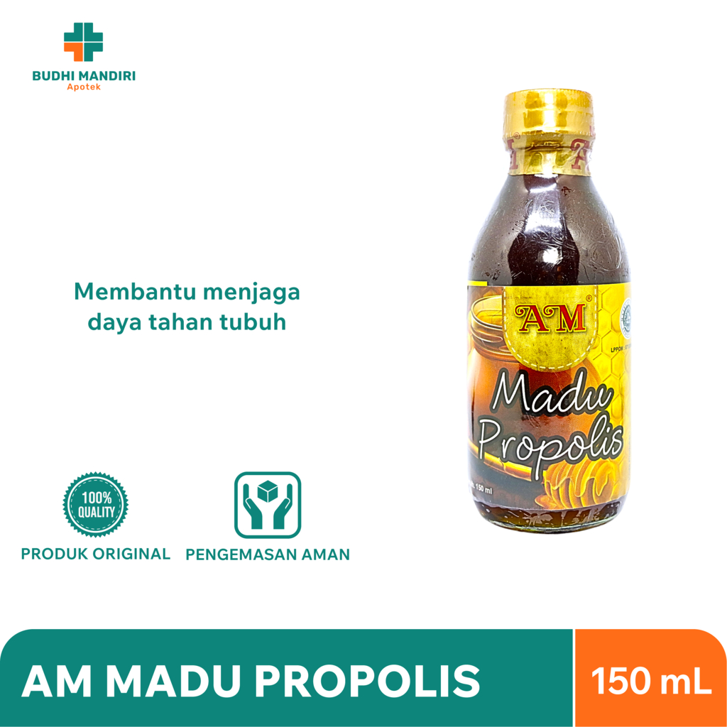 

Madu AM Propolis 150ml - Membantu Menjaga Daya Tahan Tubuh