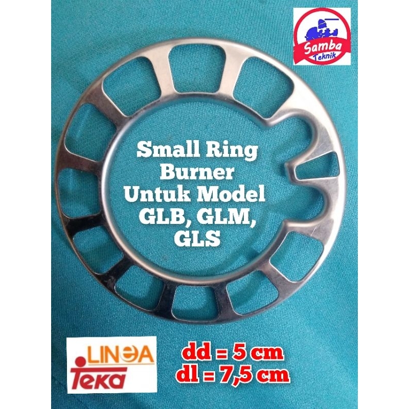 SMALL RING BURNER KOMPOR TEKA / LINEA GLM, GLS, GLB ( READY HITAM )