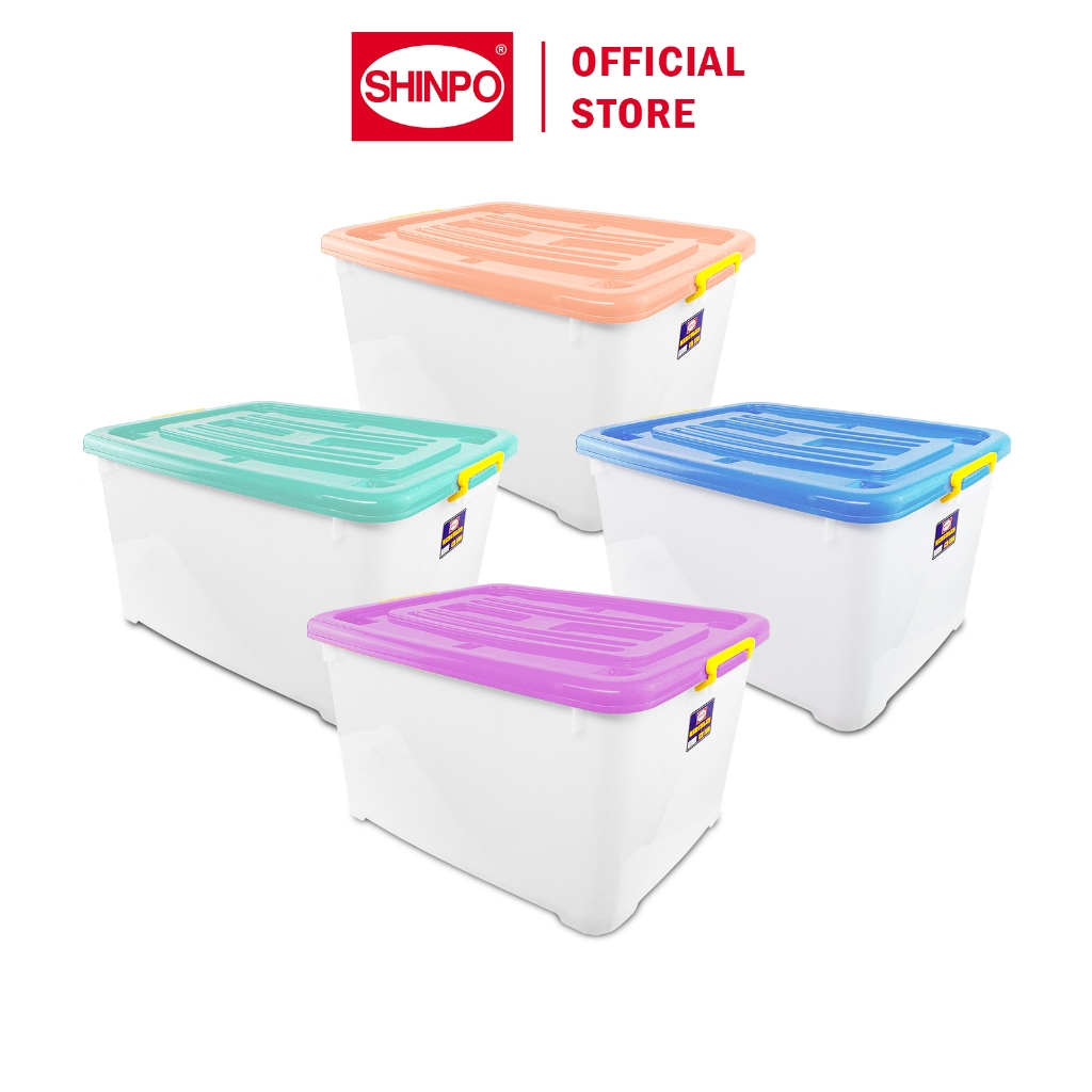 7sahanam3 - SHINPO Kontainer Plastik Roda Hercules - Storage Box 150L Serbaguna