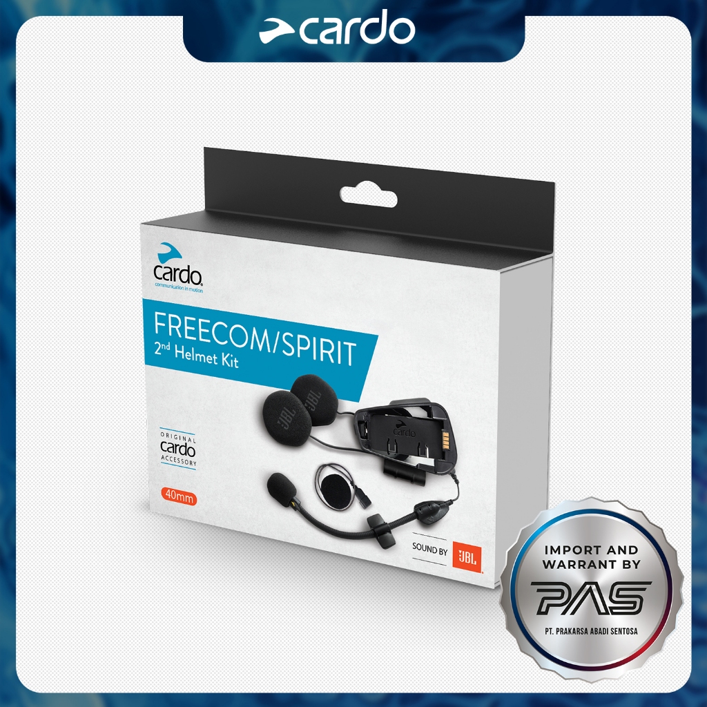 Cardo Freecom Spirit JBL 2nd Helmet Kit Garansi Resmi 1 Tahun PT. PAS Cardo Accessory