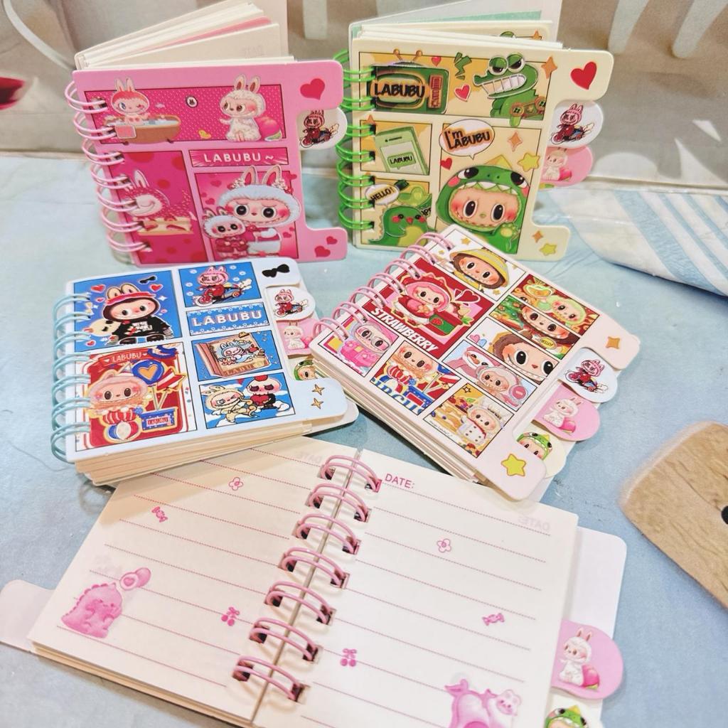 

Buku notes mini labubu sekat / buku diary mini