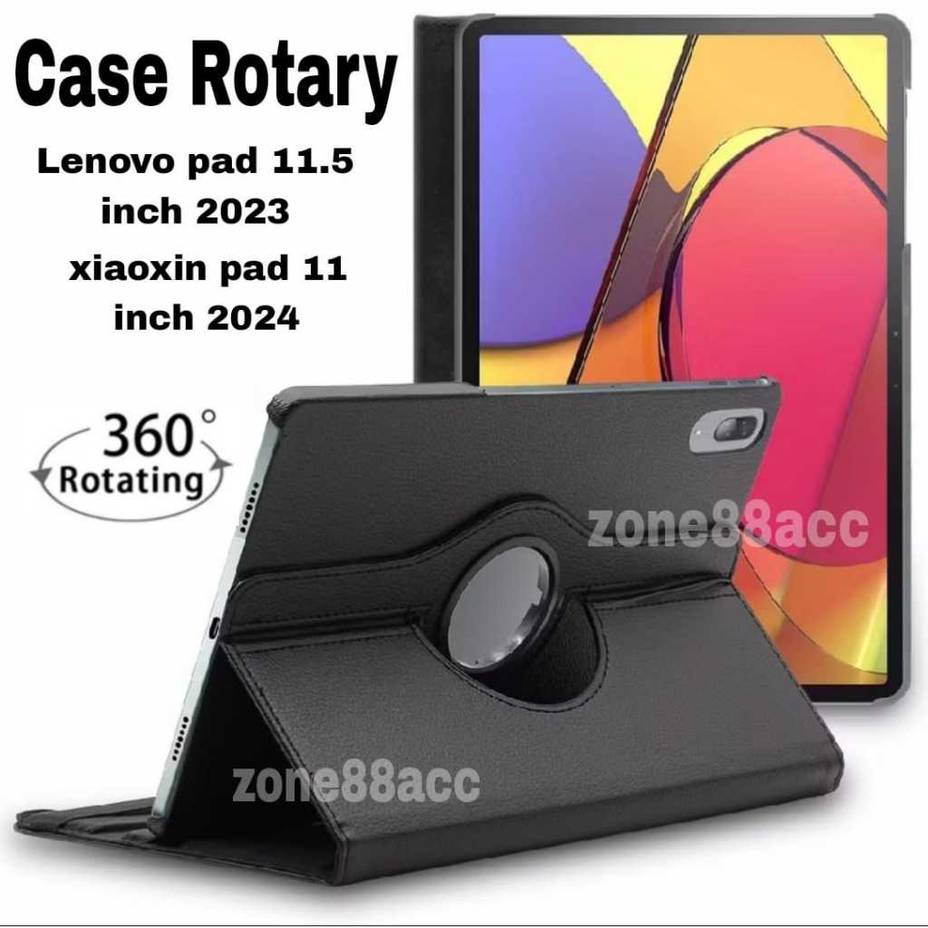 Sarung Rotary Lenovo pad Plus 11.5 inch 2023/ Lenovo xiaoxin pad 11 inch 2024 /  case lenovo xiaoxin
