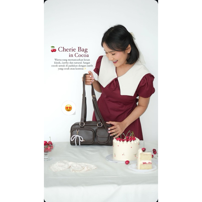 Flicka x Jesie - Cherie Bag Cocoa