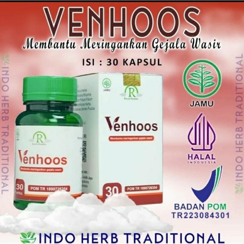 

Venhoos Kapsul Wasir isi 30 Kapsul Original Bpom