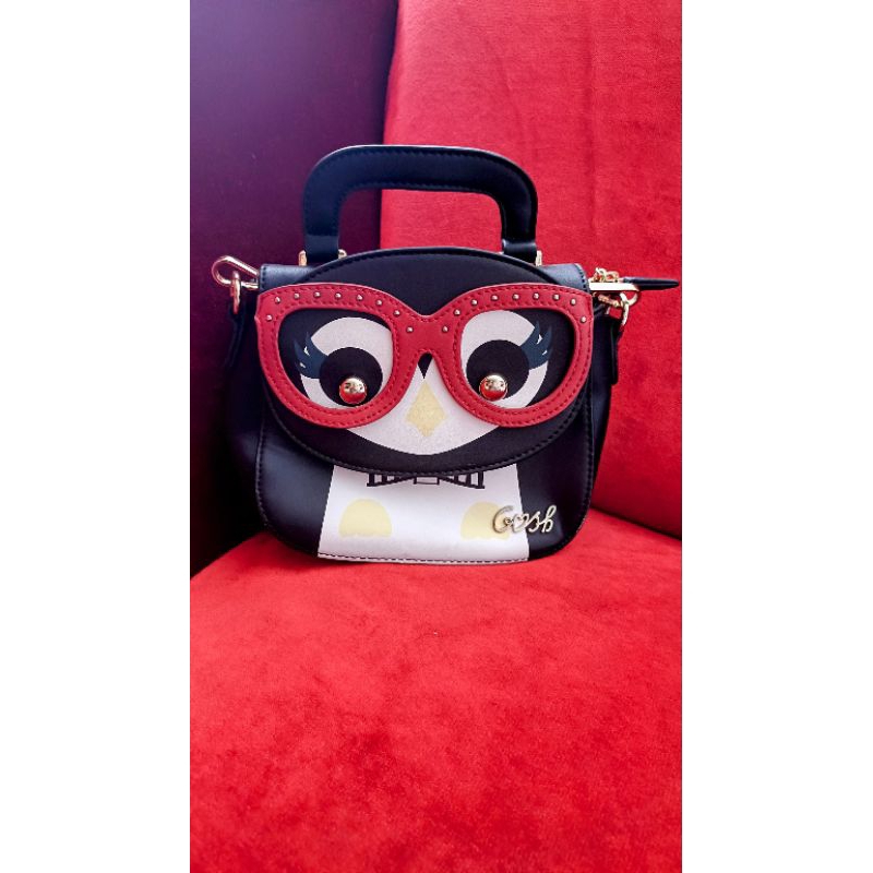 preloved tas anak selempang bahu merk Gosh owl