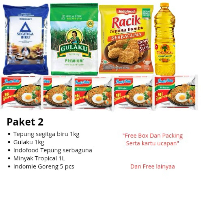 

HAMPERS SEMBAKO / PAKET SEMBAKO MURAH