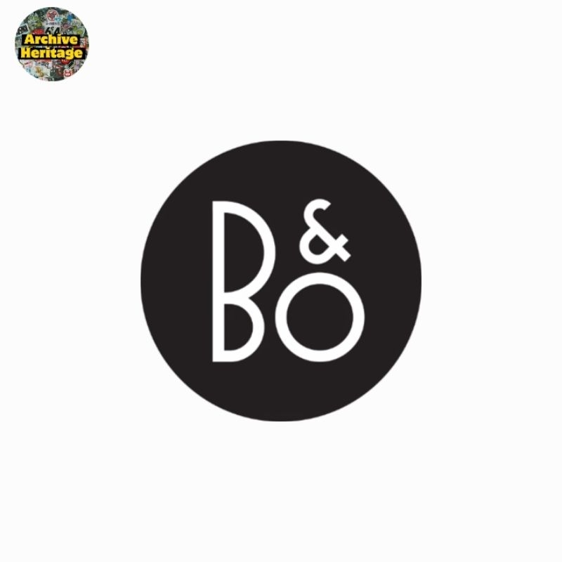 

sticker Band & Olufsen B&0 logo electronics brand stiker