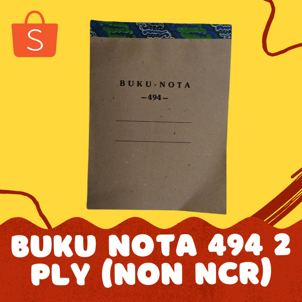 

Buku Nota Besar 494 2 ply (Non NCR) 40 set