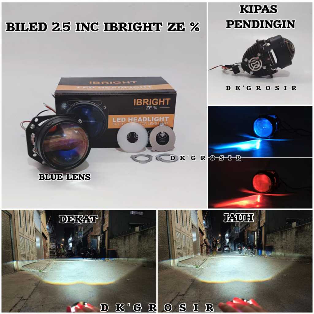 IBRIGHT ZE % - Biled 2.5 Inc Blue Lens ZE PERSEN