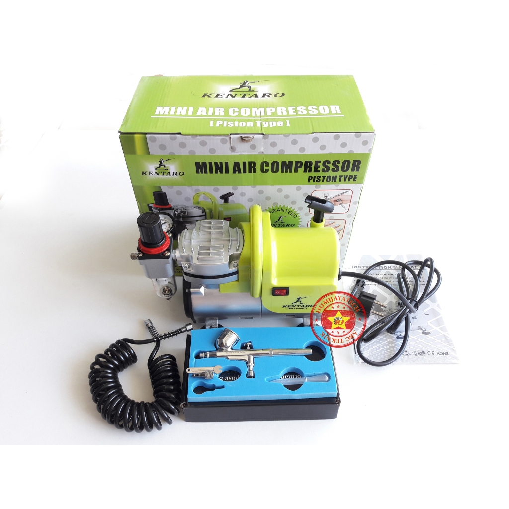 Paket Mini Kompresor Airbrush Kentaro Plus Airbrush AB130 Einhill