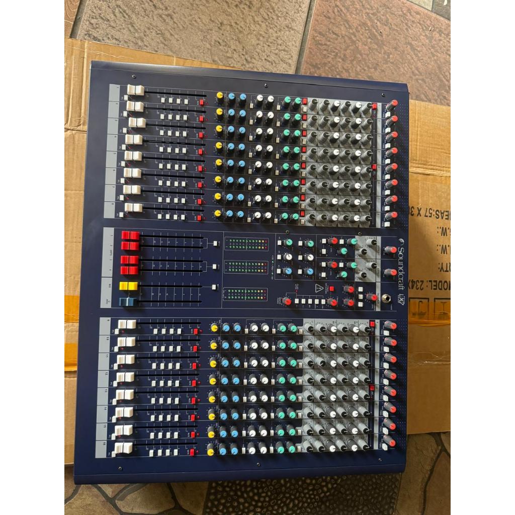 MIXER AUDIO SOUNDCRAFT LX7II  16CH LX7 16CHANNEL BARU