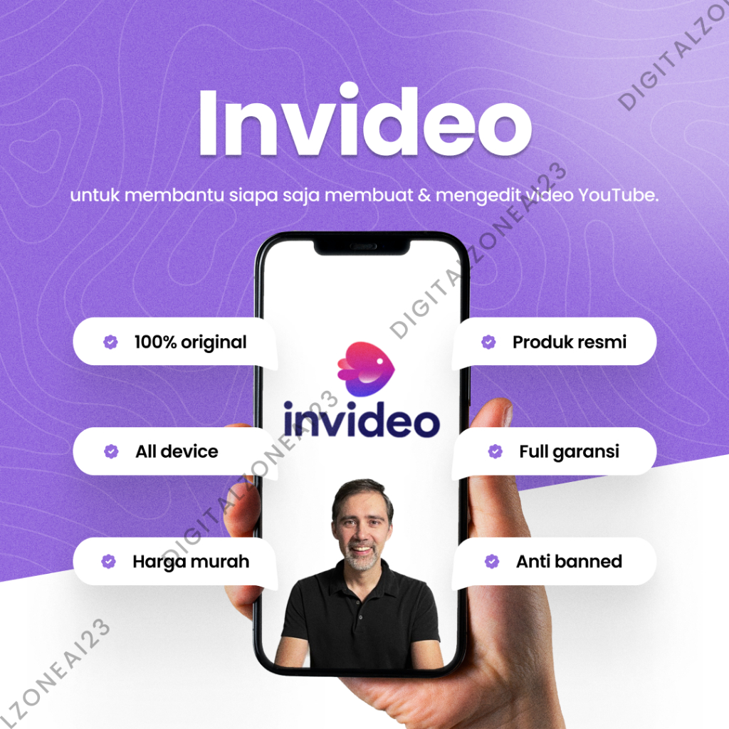 Invideo premium full garansi 1 bulan