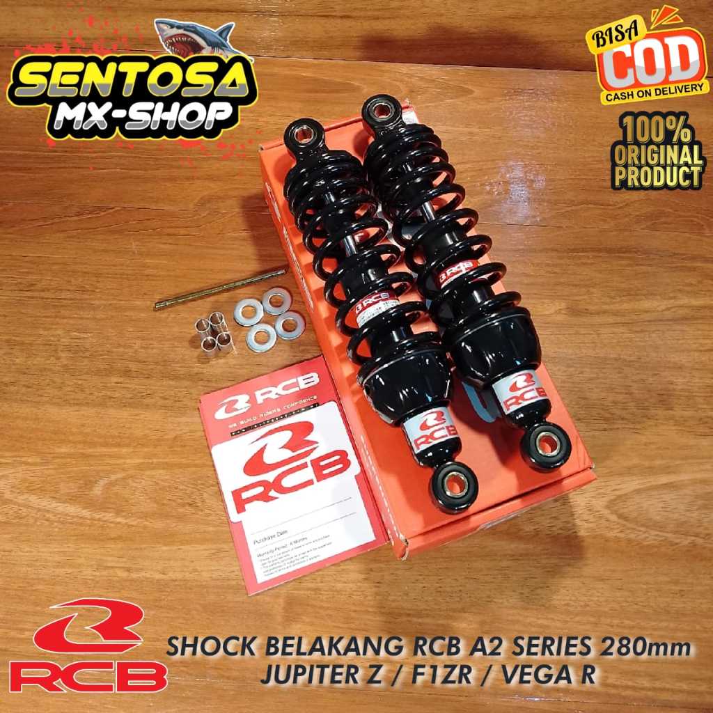 [ RCB ORIGINAL ] SHOCK BELAKANG RCB - A2 SERIES 280mm NON TABUNG MOTOR JUPITER Z / F1ZR / VEGA R