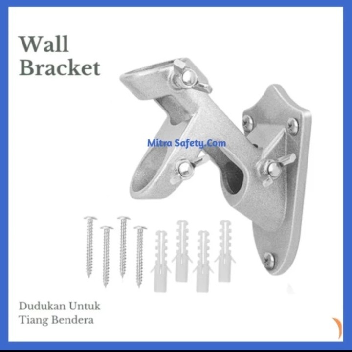 

Flag Wall Bracket / Dudukang Tiang bendera Dinding Tembok