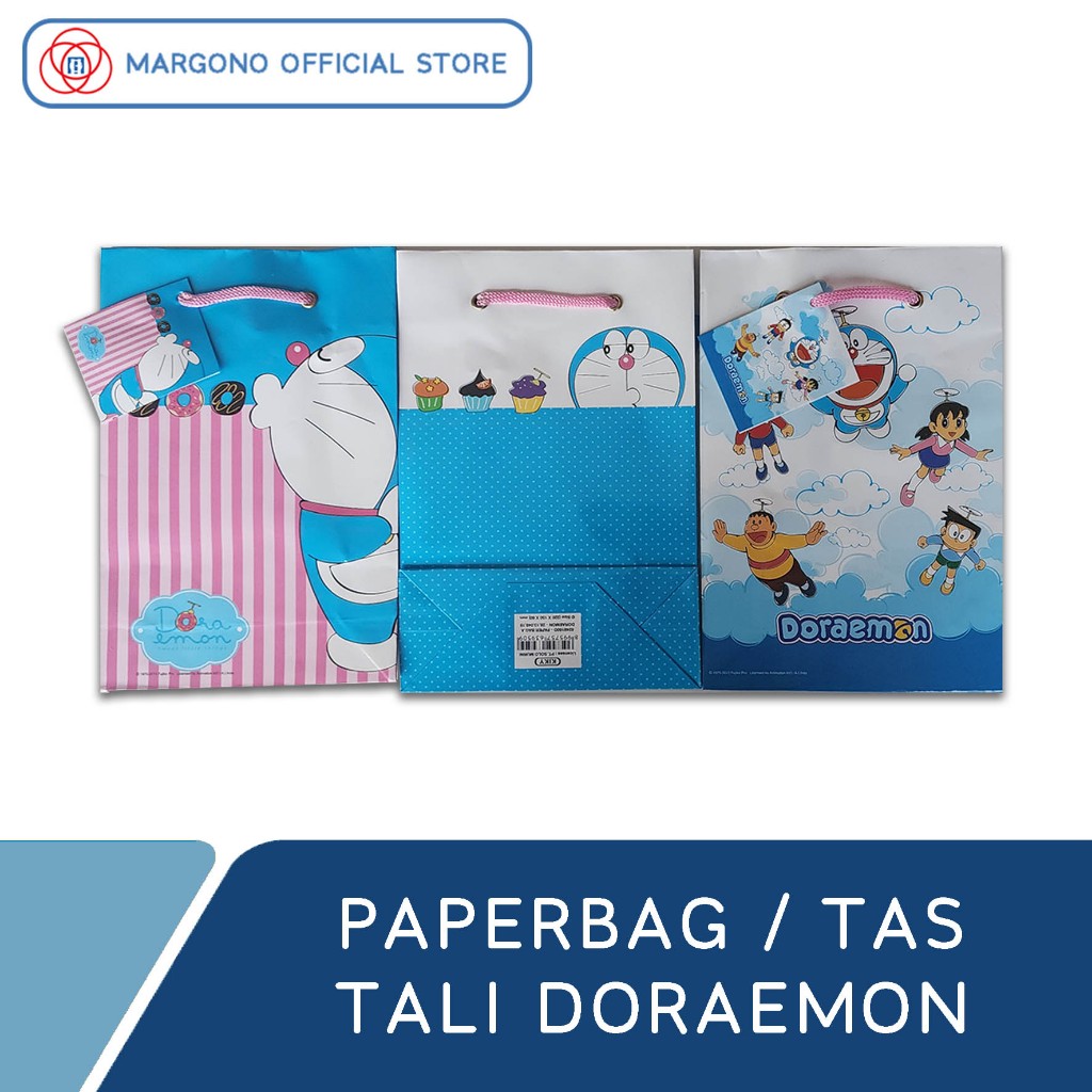 

KY Paper Bag A Glossy / Tas Sovenir Tali - Motif Doraemon 15 x 22 cm