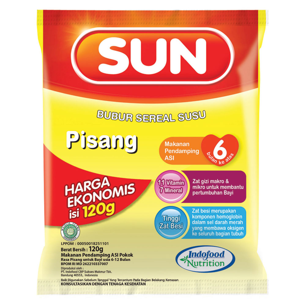 

Sun Bubur Bayi Ekonomis Pisang 120 g