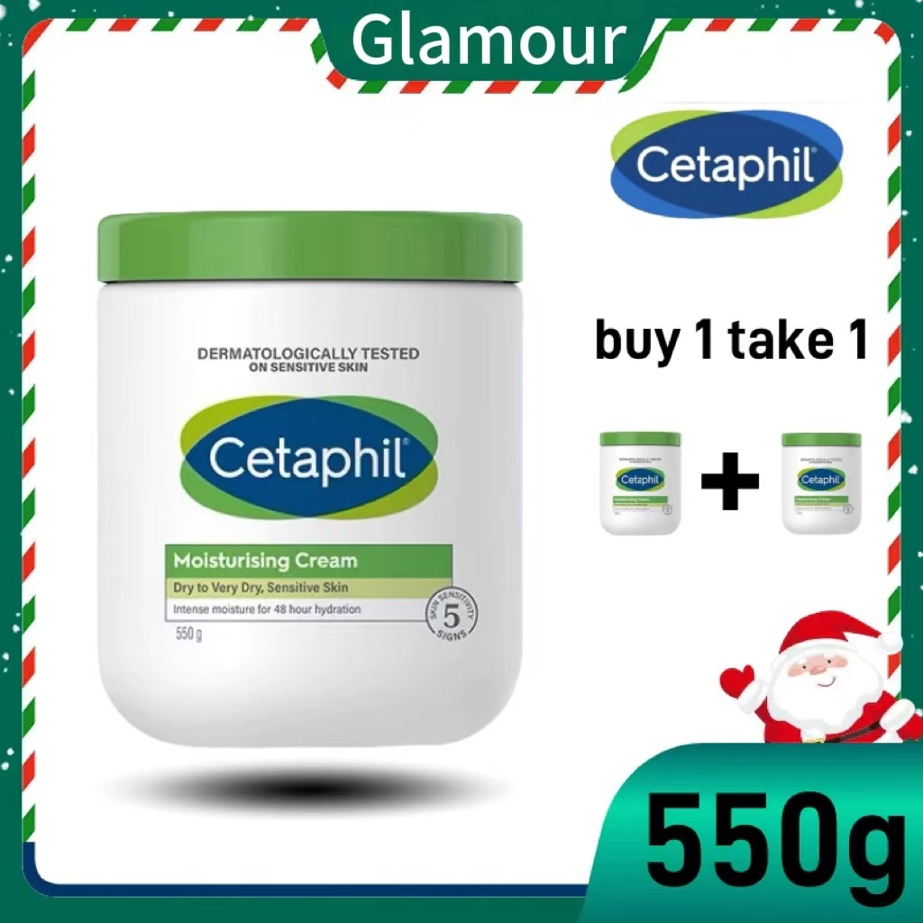 Cetaphil Moisturising Cream/Cetaphil Lotion 550g Cocok Untuk Kulit Sensitif cetaphil moisturizer