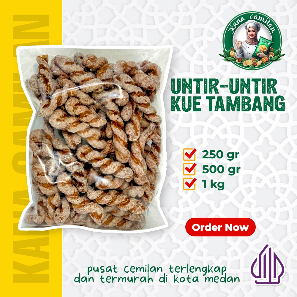 

Untir Untir Kue Tambang Kana Camilan KC089