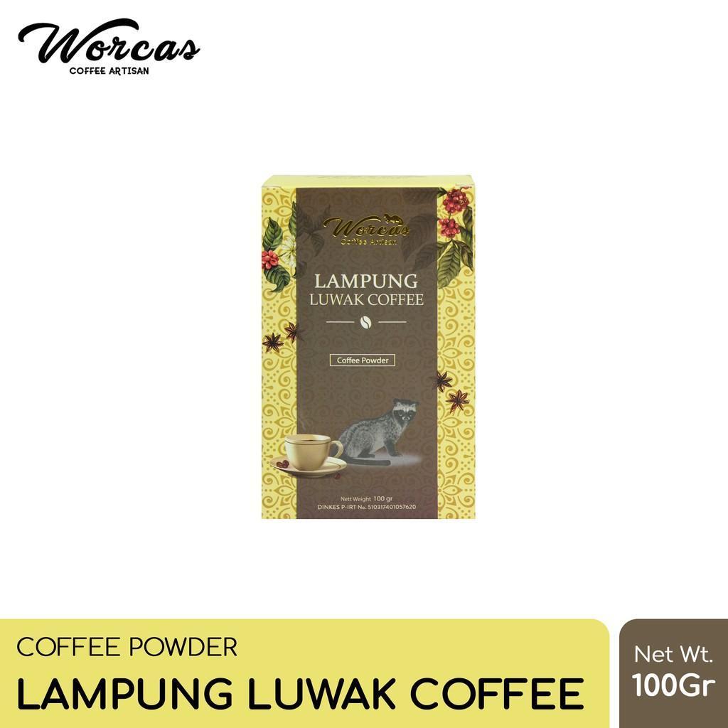 

WORCAS Lampung Luwak Coffee 100gr | Coffee Powder