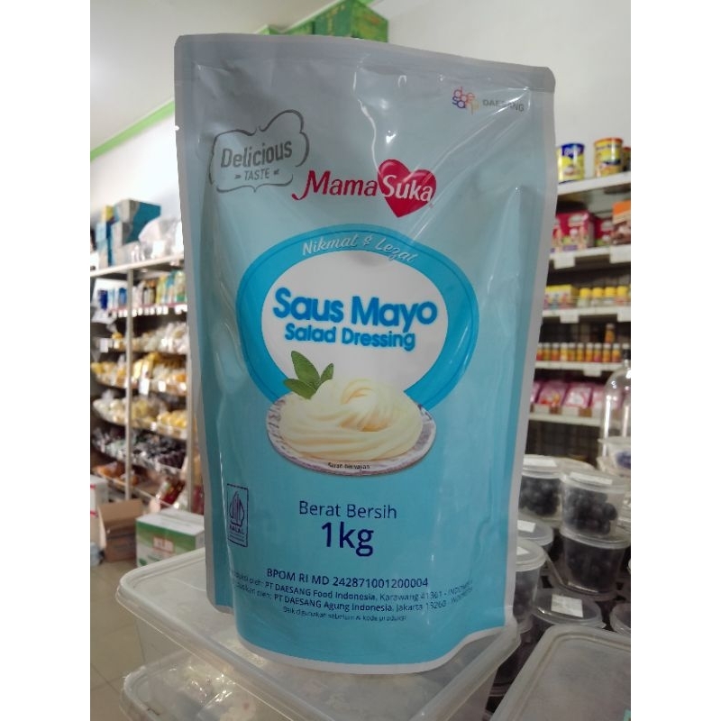 

Mamasuka Salad Dressing Saus Mayo Kemasan Ekonomis 1kg