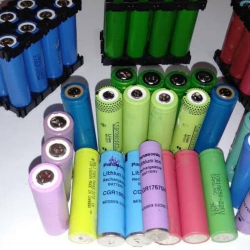 Baterai 18650 bekas normal