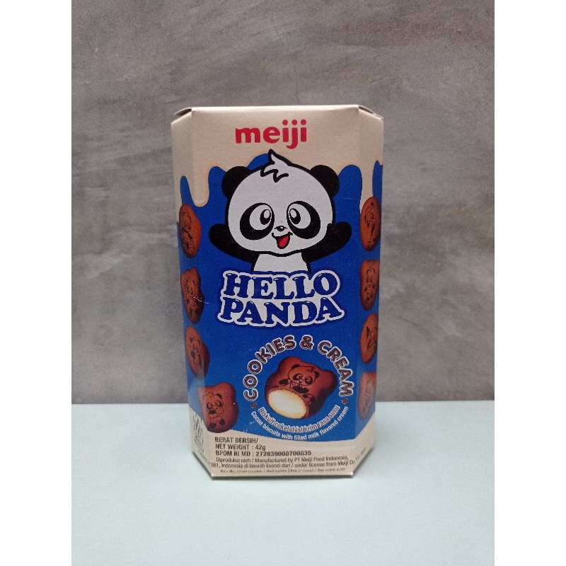 

Meiji Biscuit Hello Panda Cookies and Cream 42g