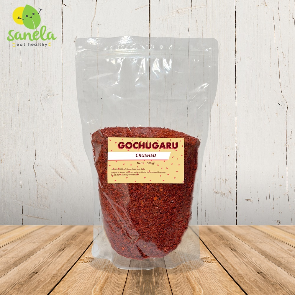 

Gochugaru Crushed / Cabai Bubuk (Kasar) Khas Korea 500 gram