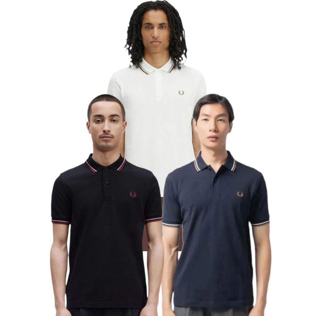 Baju Polo Pria FredPerry The Twin Tipped Polo Shirt