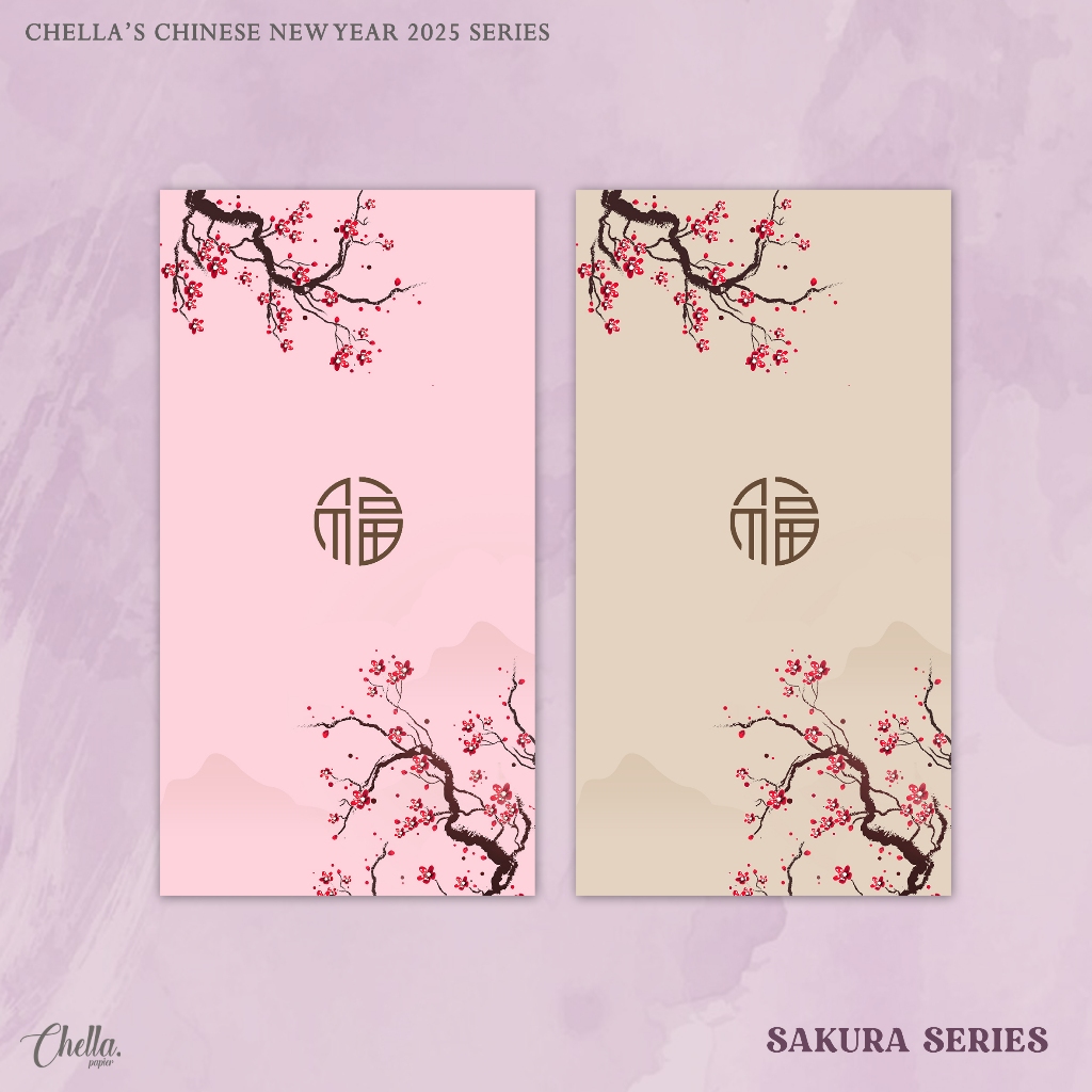 

SAKURA SERIES - CUSTOM ANGPAO IMLEK 2025 (BISA TULIS NAMA/LOGO) isi 6 pcs