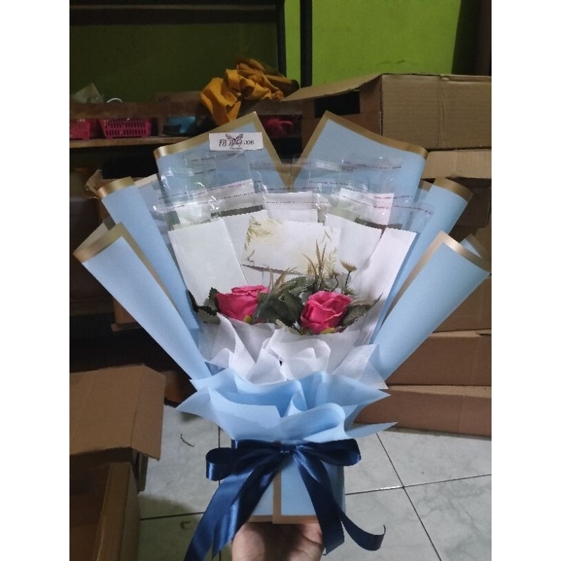 FB Buket 306 ( Ready stok ) buket kosong isi 10 15 Lembar//free kartu ucapan//free packing dus