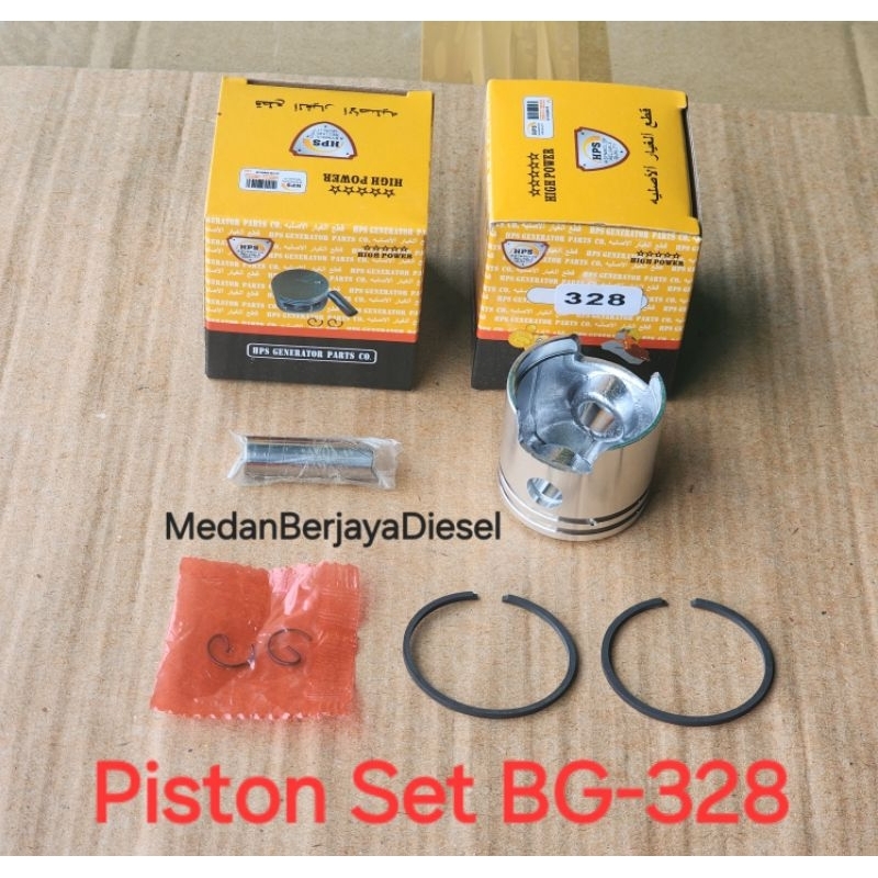 Seher Mesin Babat BG328 Piston set komplit mesin potong rumput 328 2tak