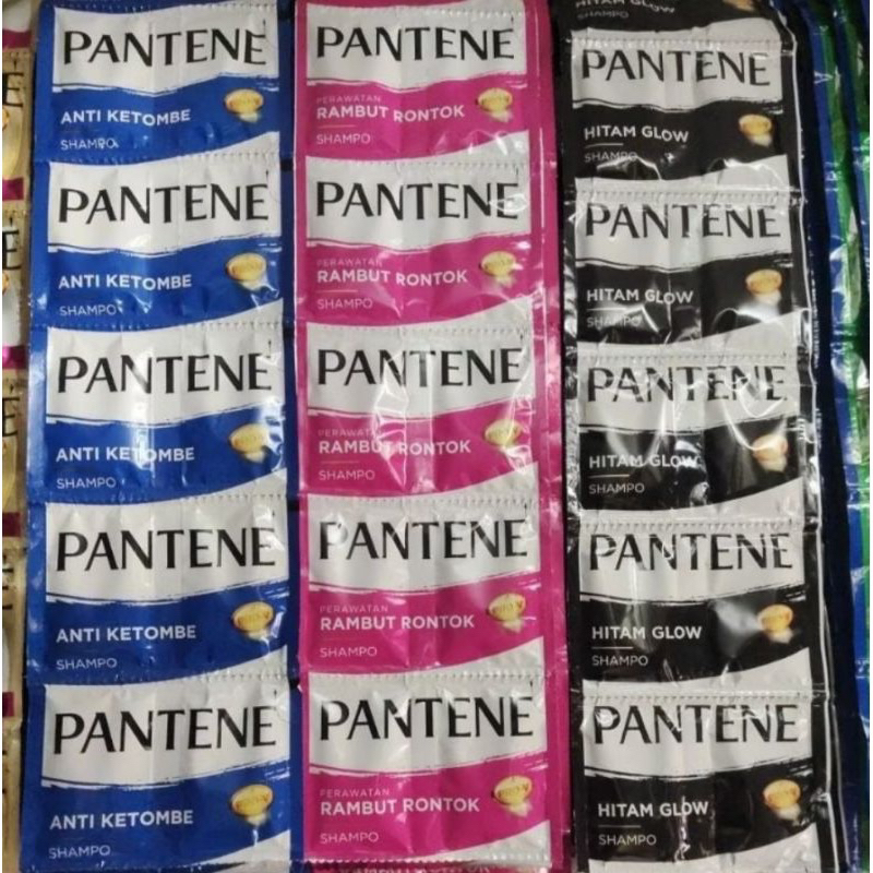 Shampoo pantene renceng sachet isi 12 pasang / shampo pantene sachet / pantene renceng 24 pcs