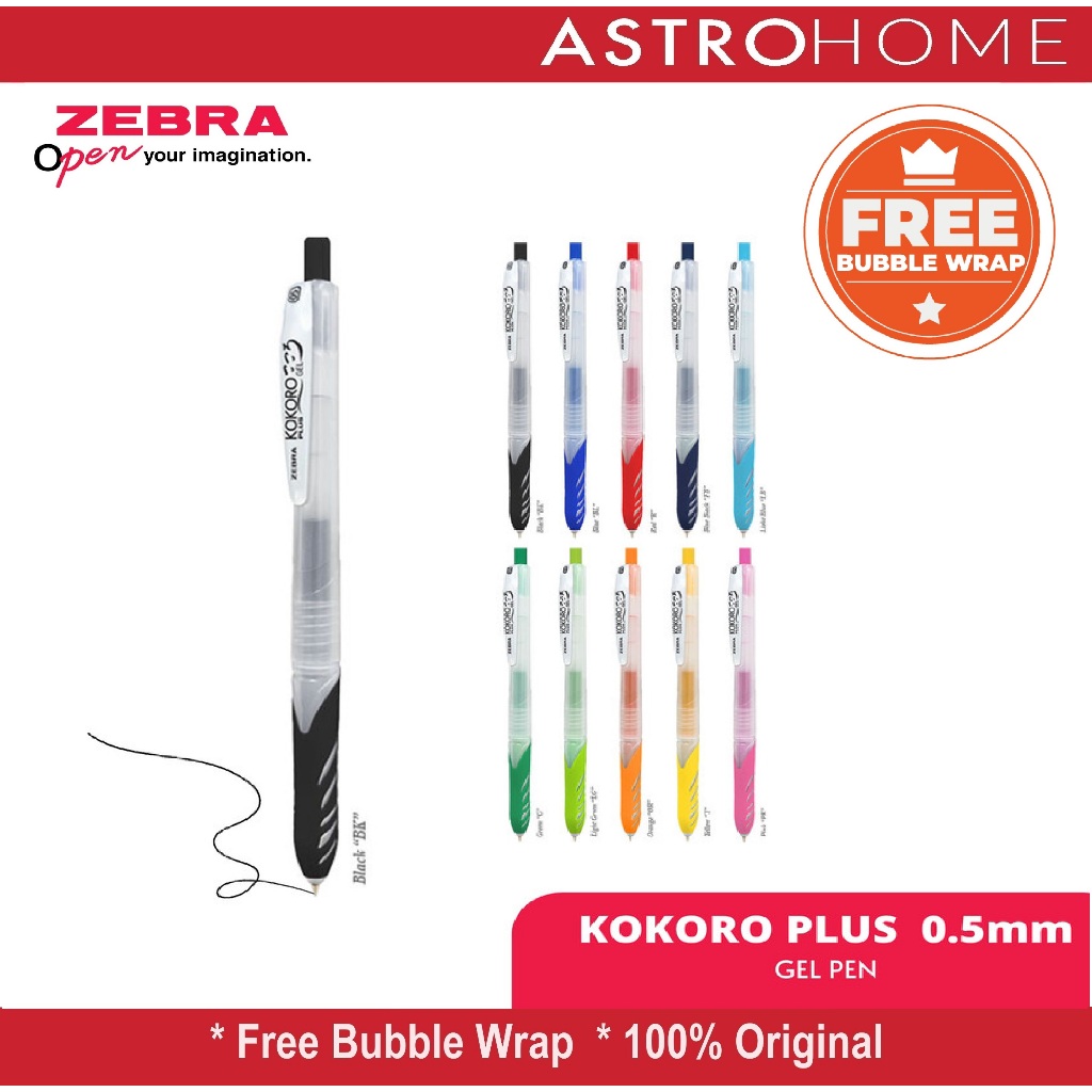 

Pulpen Ballpoint Pen Zebra Kokoro Plus Gel Pen Ink Ballpen 0.5 mm