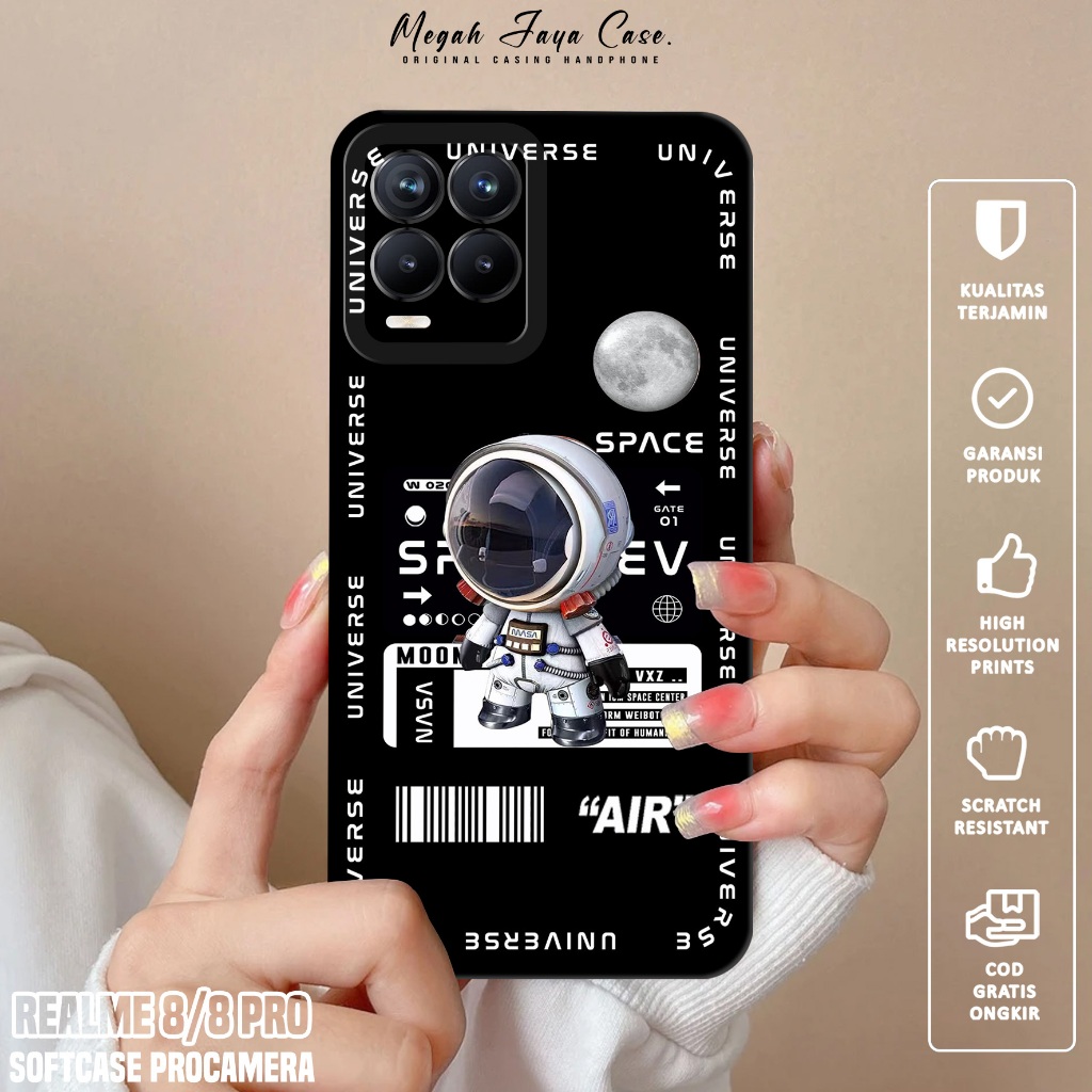 Softcase Hp REALME 8 / REALME 8 PRO - Case Hp REALME 8 / REALME 8 PRO Motif PLNT - Silikon Hp REALME