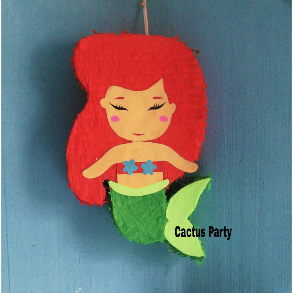 PINATA PUKUL/PINATA TARIK Karakter Ulang Tahun Motif Princess Mermaid