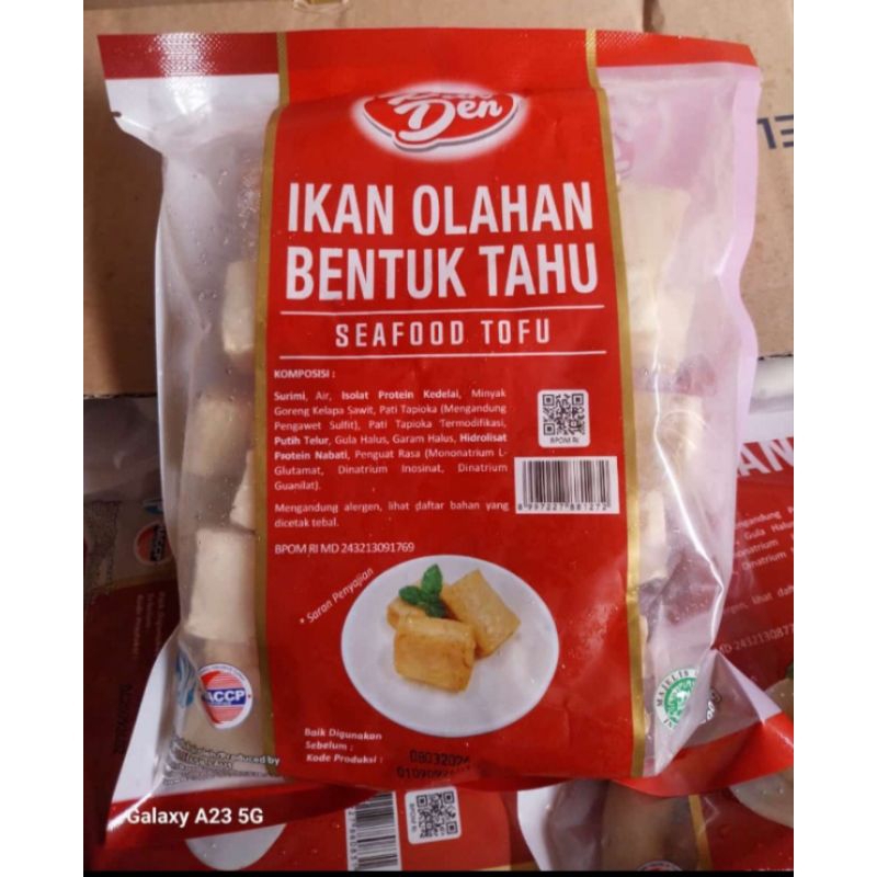 

Ikan Olahan Bentuk Tahu Pak Den