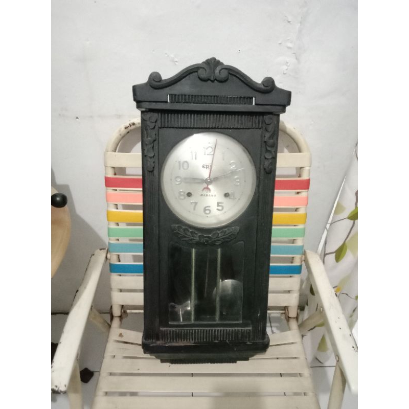 Jam Dinding Antik Jam Kuno Jam Jadul Jam Lawas Jam Kayu Antik Hibino Japan