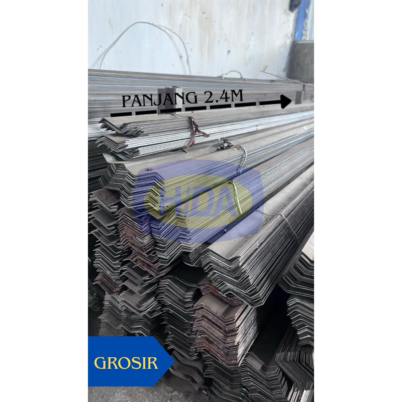 Jalusi besi || Lubang Angin || Tebal 1.2mm Panjang 2.4M ||Anti Karat||PRODUKSI
